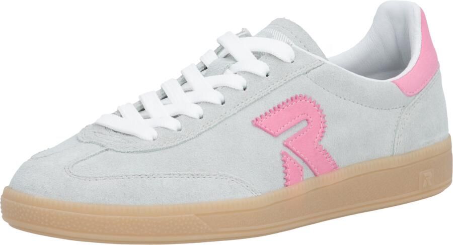 Rieker dames leren sportschoenen lichtgroen - Foto 7
