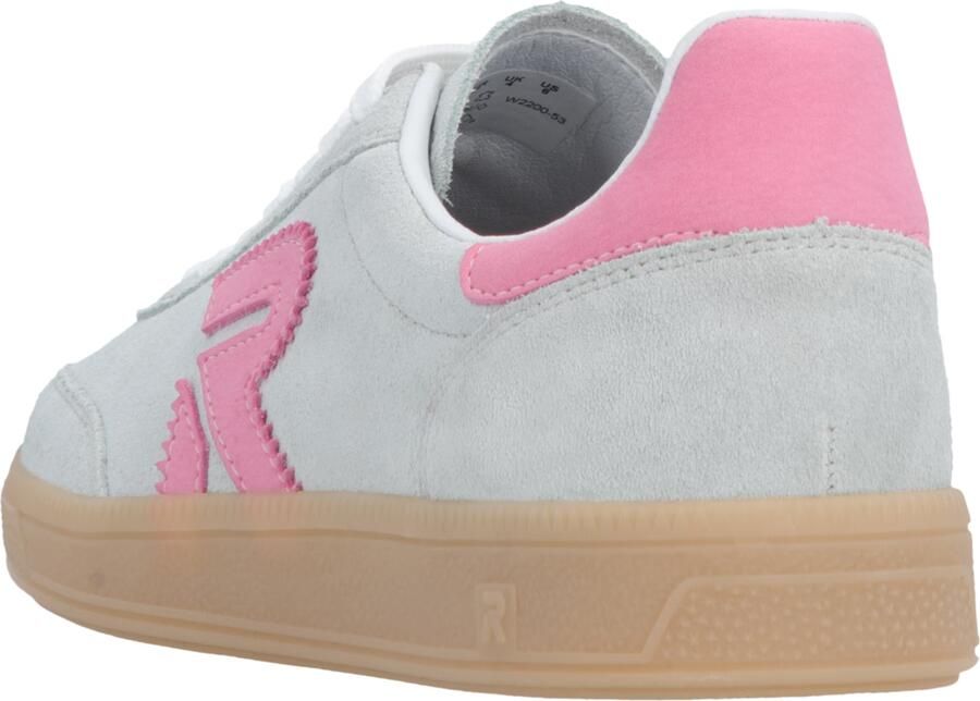 Rieker dames leren sportschoenen lichtgroen - Foto 5