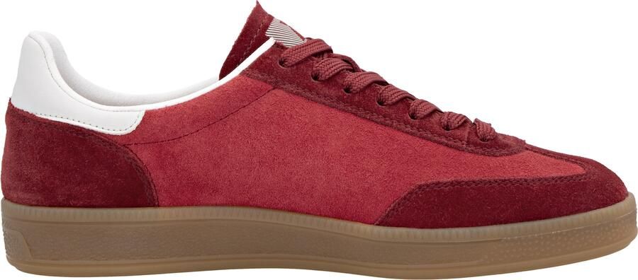 Rieker Sneakers laag rood donkerrood wit