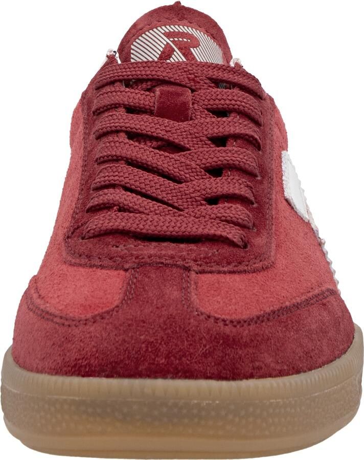 Rieker Sneakers laag rood donkerrood wit - Foto 3