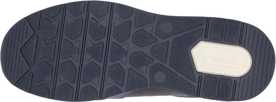 Rieker Sneakers laag smoky blue donkerbruin taupe - Foto 5
