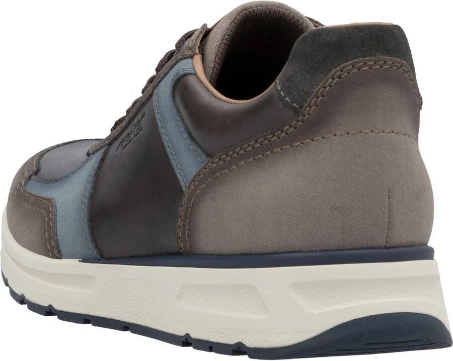 Rieker Sneakers laag smoky blue donkerbruin taupe - Foto 2