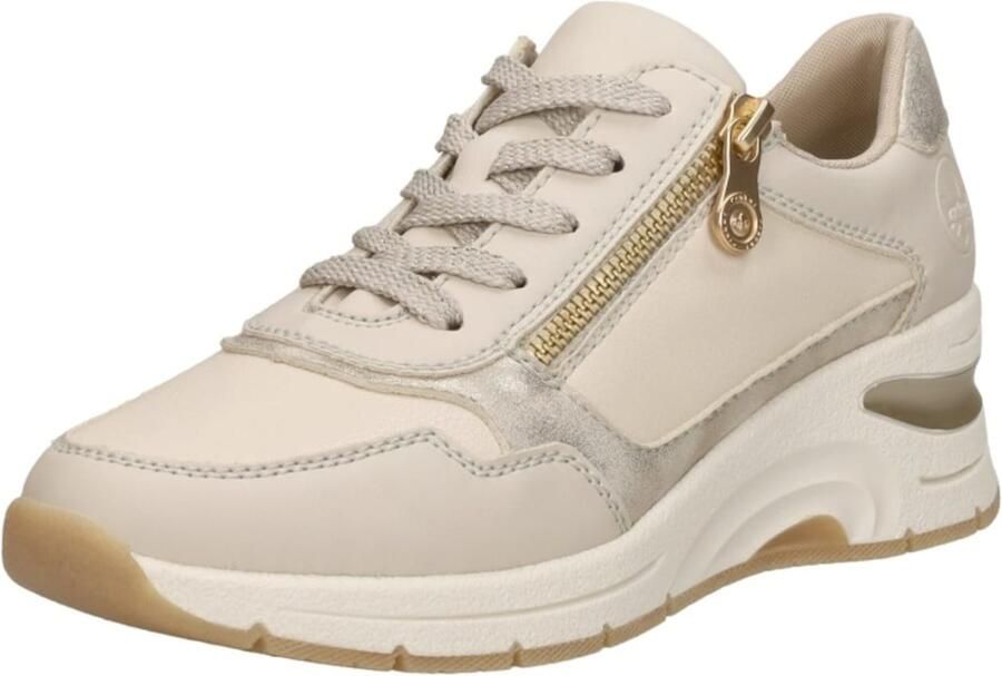 Rieker Sneakers met zijrits vrijetijdsschoen veterschoen smalle vorm - Foto 3