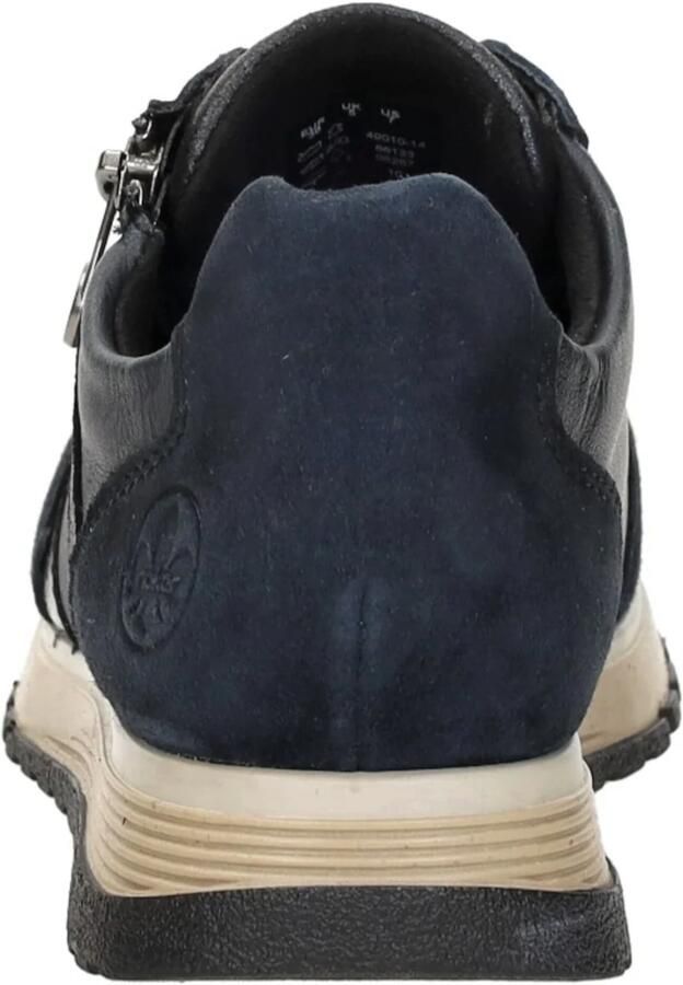 Rieker art. 49010-14 blauw sneaker H leest dames - Foto 4