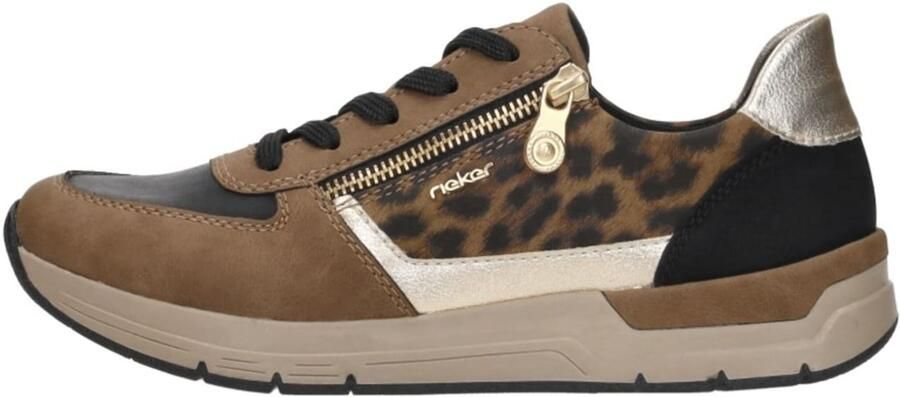Rieker Sneakers vrijetijdsschoen veterschoen halfschoen met modieuze accenten - Foto 11