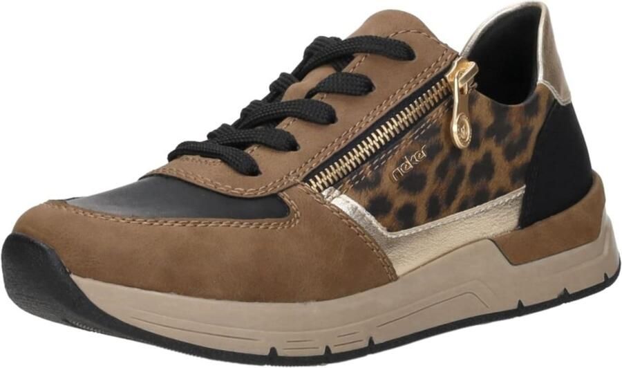 Rieker Sneakers vrijetijdsschoen veterschoen halfschoen met modieuze accenten