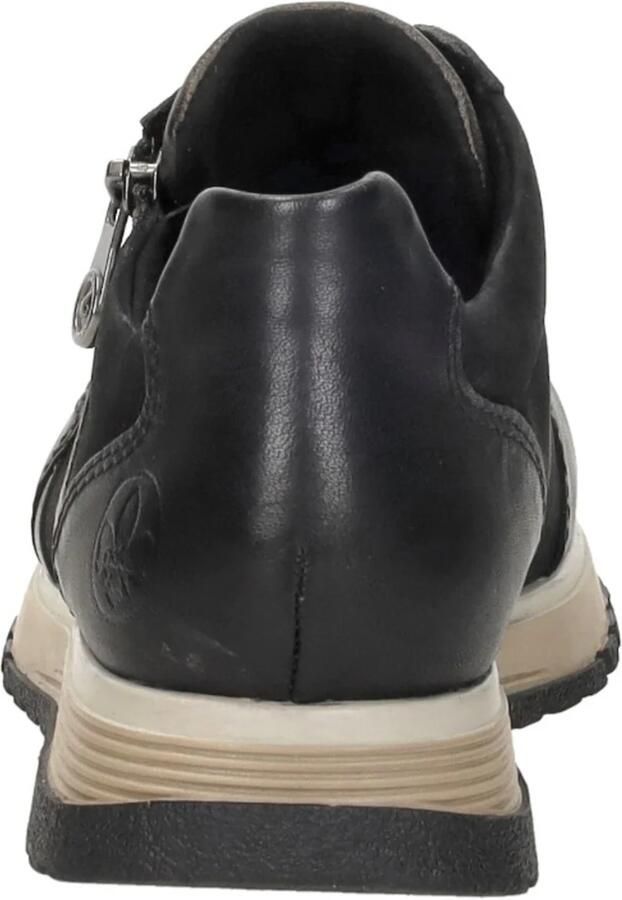 Rieker Sneaker 49010-00 Zwart Combi Verwisselbaar Voetbed - Foto 5