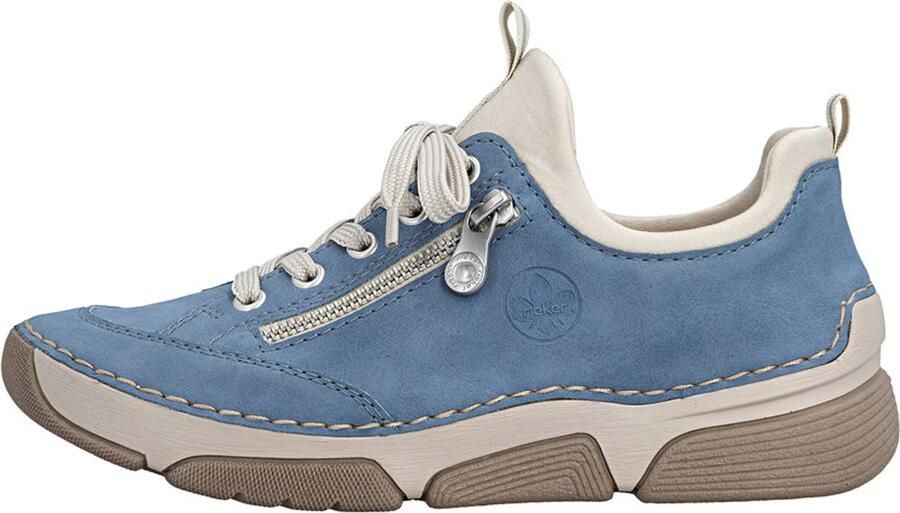Rieker lage damesslipschoen 45973-14 blauw - Foto 3