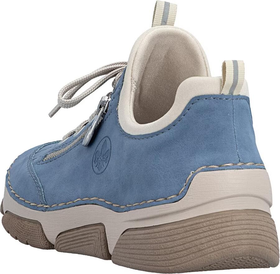 Rieker lage damesslipschoen 45973-14 blauw - Foto 4
