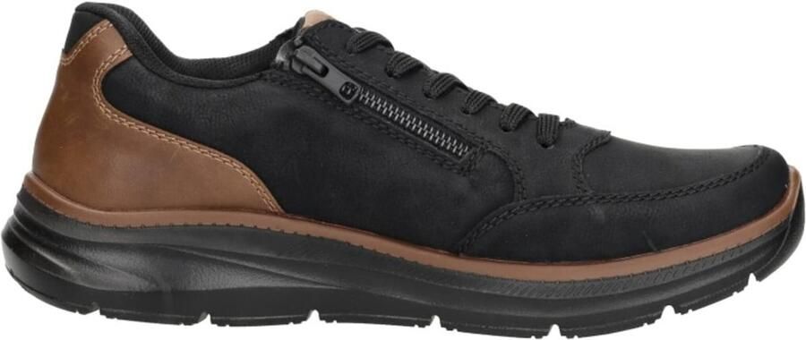 Rieker Sneakers laag 'Veterschoenen Laag' zwart