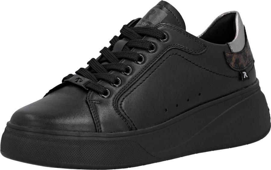 Rieker Sneakers laag 'W2303' bruin bruin gemêleerd zwart zilver - Foto 5