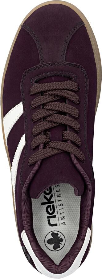 Rieker Sneakers laag wijnrood wit - Foto 3
