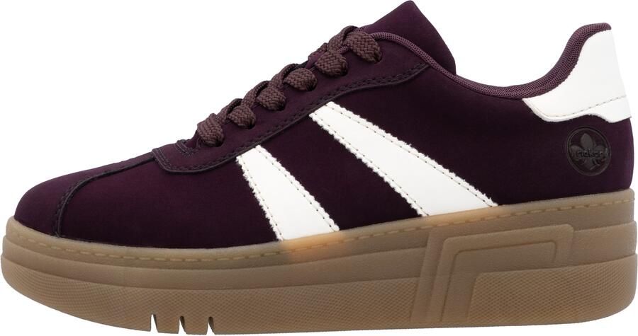 Rieker Sneakers laag wijnrood wit - Foto 7