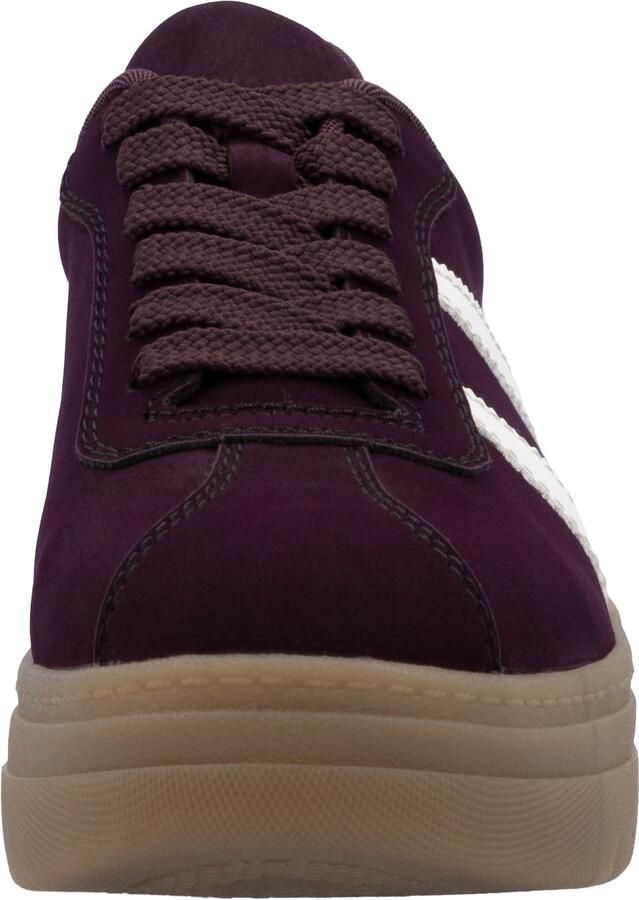 Rieker Sneakers laag wijnrood wit - Foto 6