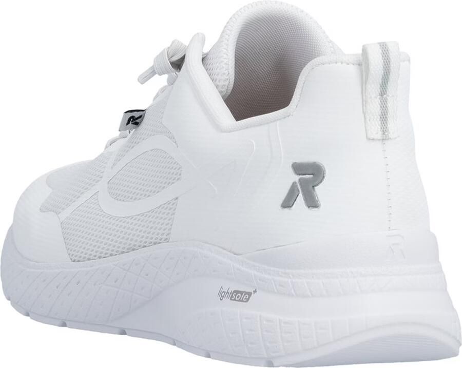 Rieker Dames Sneaker Casual Comfortabel Memory-Foam M8551-80 Wit - Foto 4