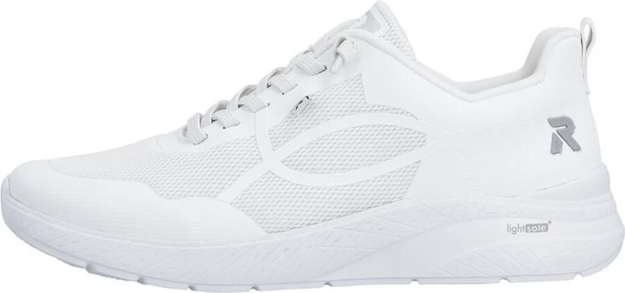 Rieker Dames Sneaker Casual Comfortabel Memory-Foam M8551-80 Wit - Foto 6