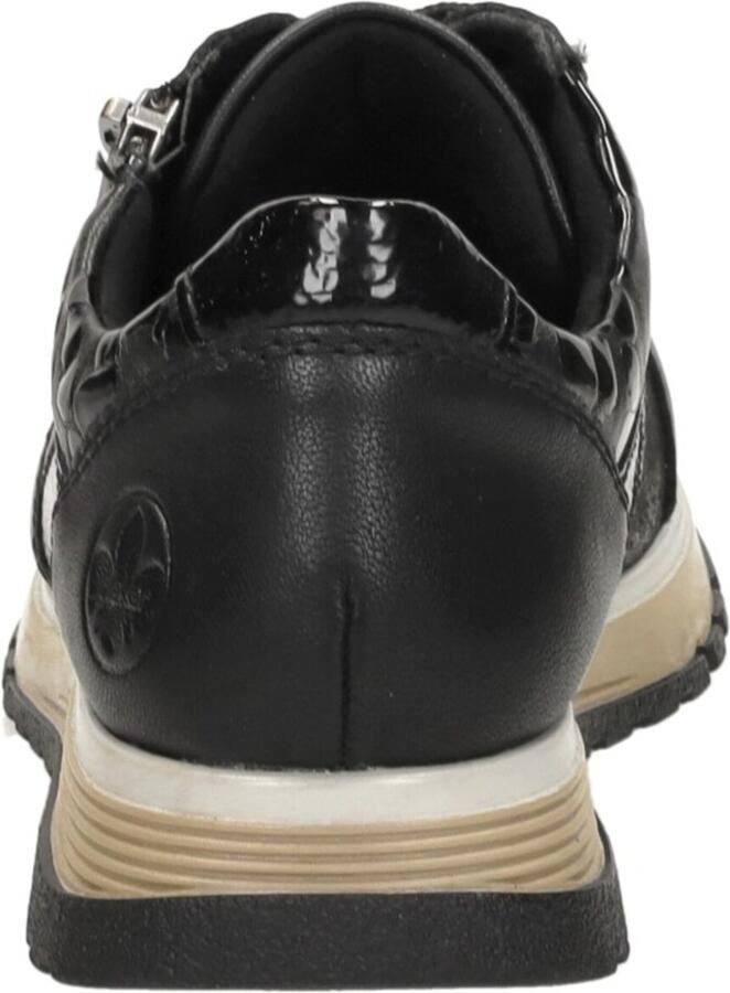 Rieker Sneakers vrijetijdsschoen lage schoen veterschoen met buitenrits - Foto 4