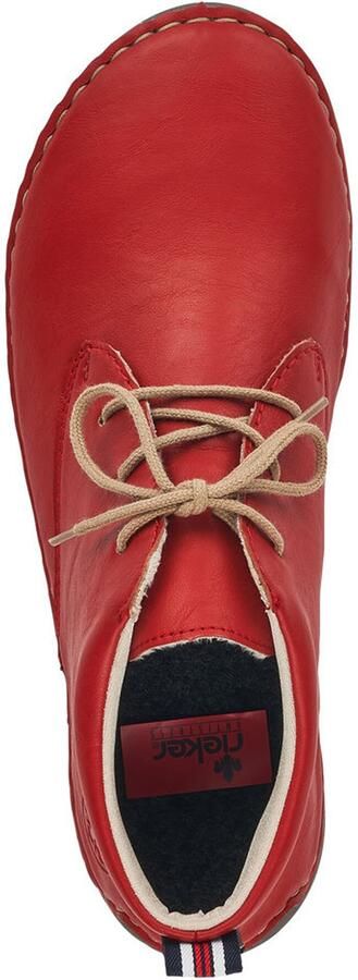 Rieker Hoge veterschoenen enkellaars veterschoen met kadernaad - Foto 6
