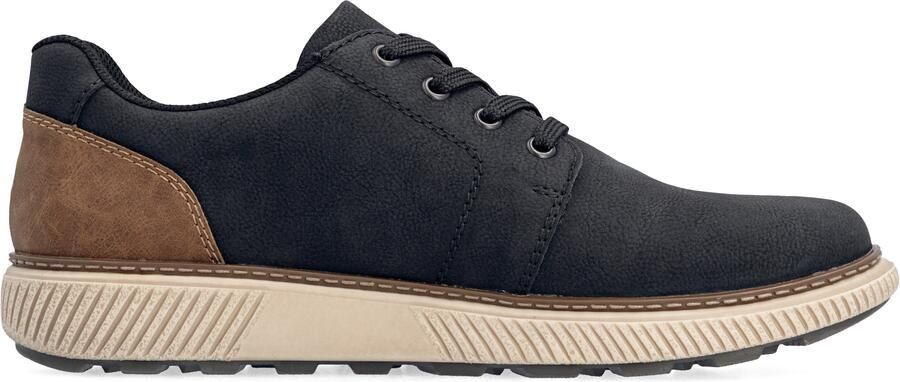 Rieker Heren Sneaker Low TEX Extrawijd H B3317-00 zwart Blue