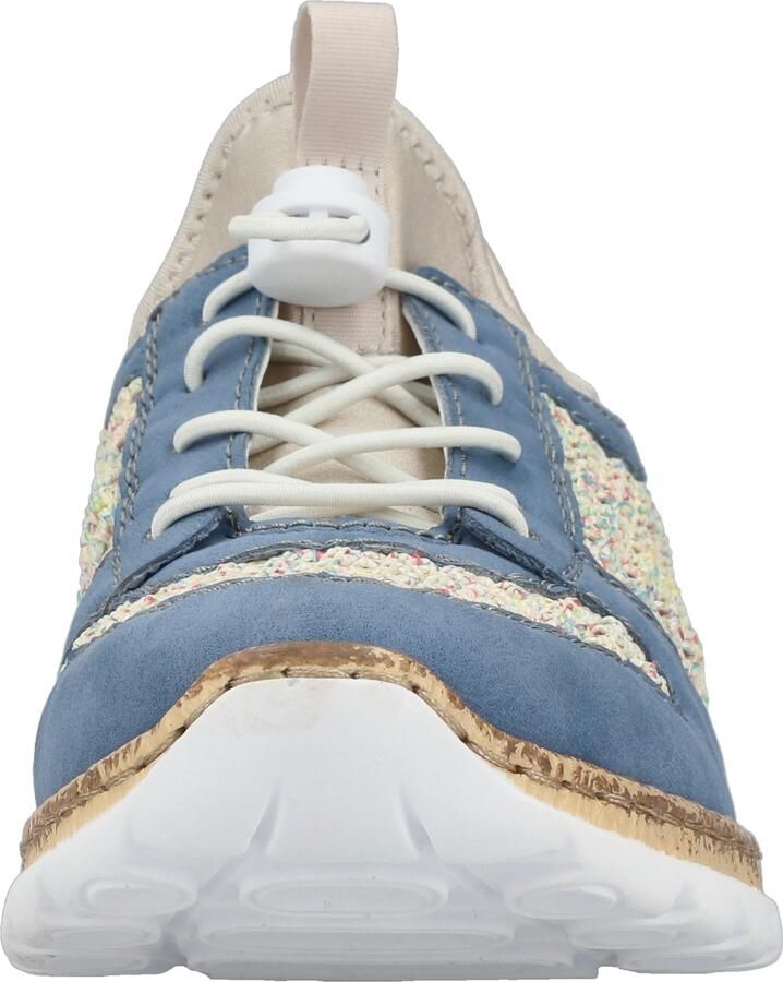 Rieker Sneakers laag smoky blue duifblauw lichtblauw grijs - Foto 5