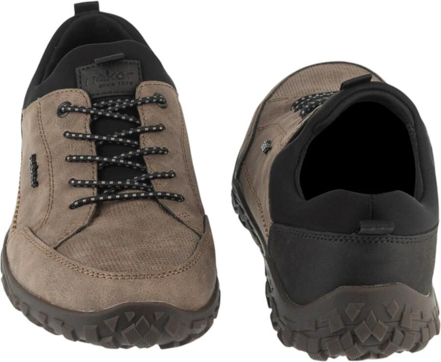 Rieker Heren Slipper Elastiek Comfortwijdte G 08150-64 Beige - Foto 5