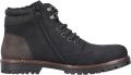 Rieker Winterlaarsjes winterlaarzen veterschoenen enkellaars met tex-membraan - Zwart
