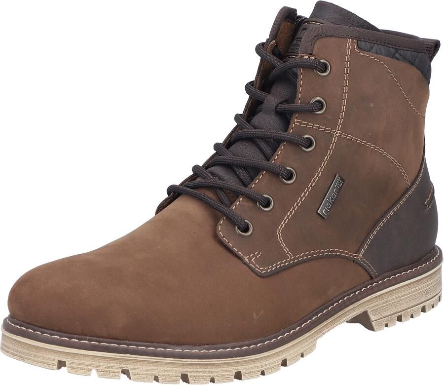 Rieker Veterboots bruin donkerbruin