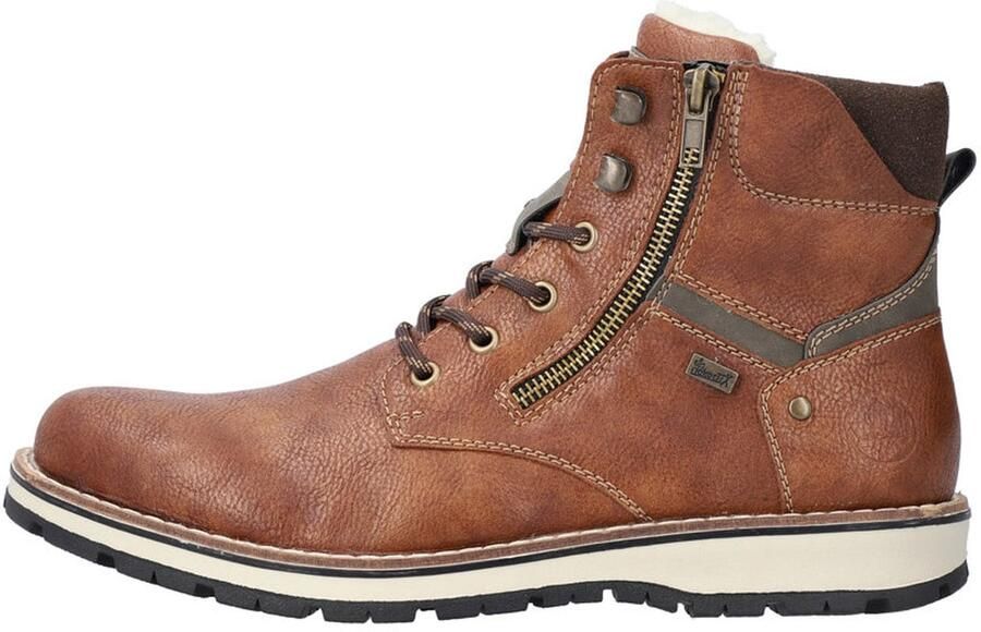 Rieker Winterlaarzen met comfortabele tex-uitrusting vrijetijdsschoen veterschoen