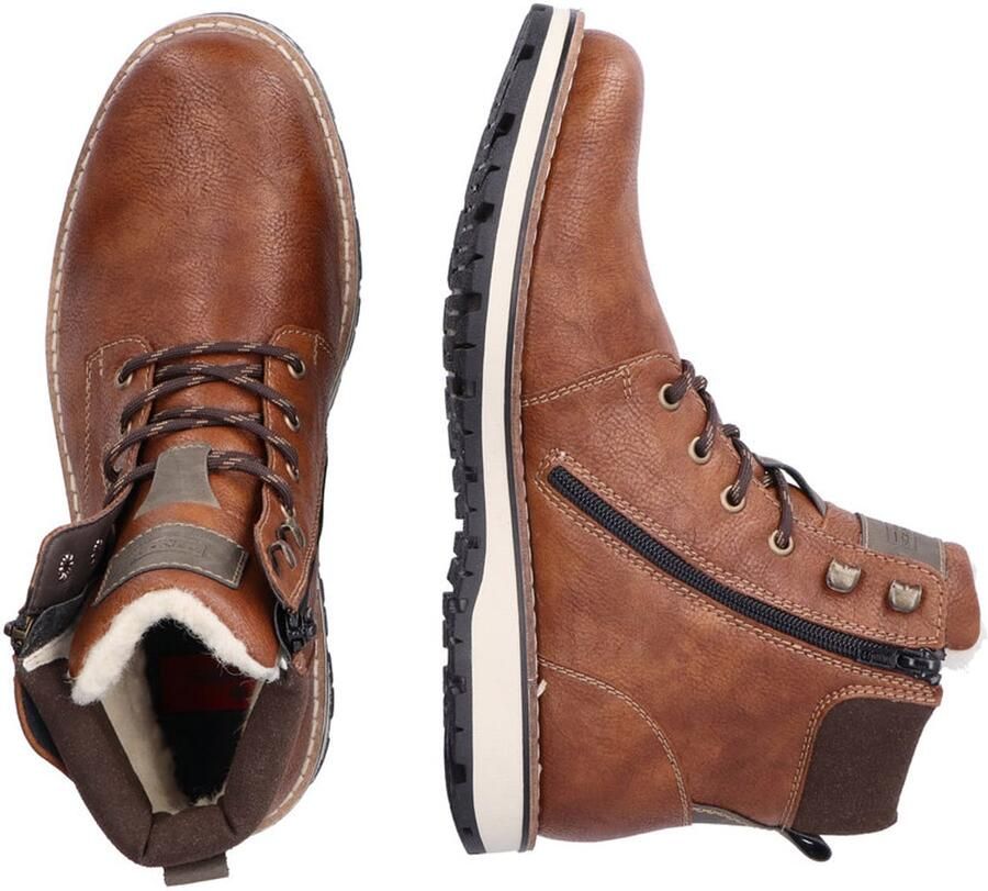 Rieker Winterlaarzen met comfortabele tex-uitrusting vrijetijdsschoen veterschoen - Foto 6