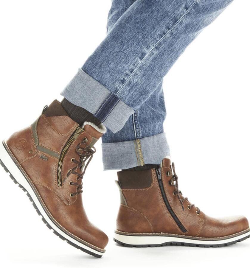 Rieker Winterlaarzen met comfortabele tex-uitrusting vrijetijdsschoen veterschoen - Foto 7