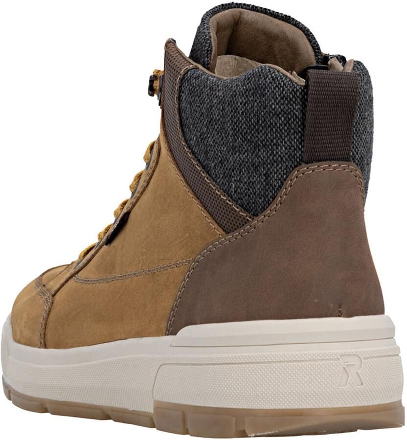 Rieker Veterboots donkerbruin curry donkergrijs - Foto 3