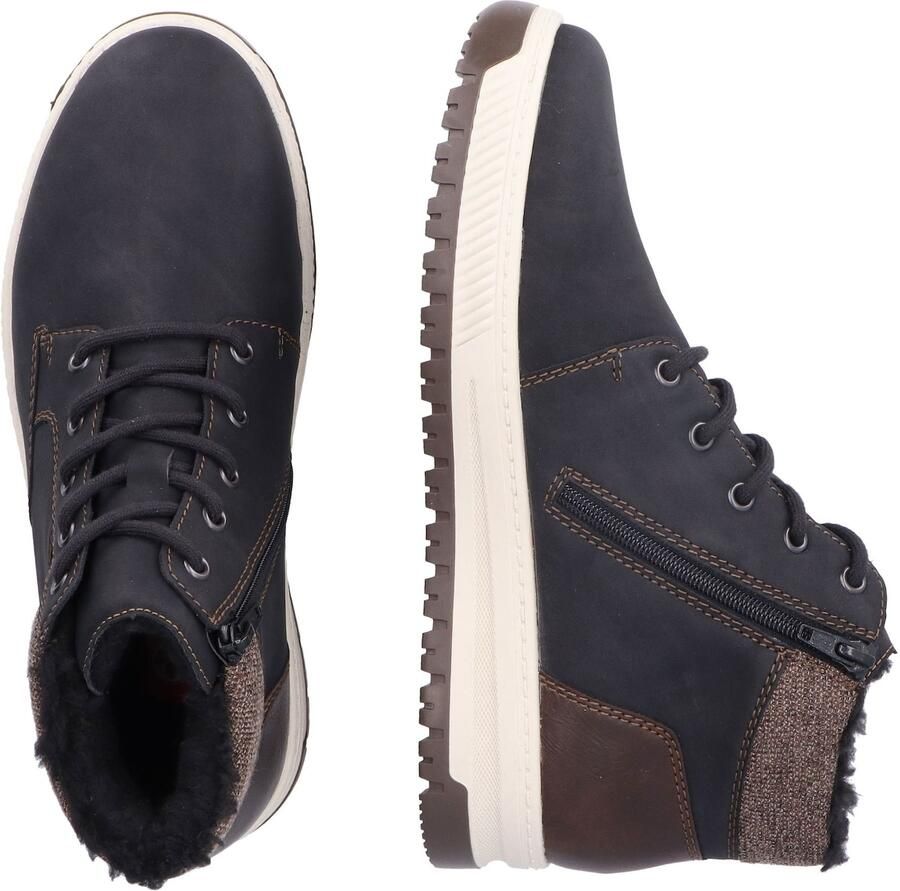 Rieker Veterlaarzen 'Stiefel Herren 38542-00 Echtleder in schwarz' zwart - Foto 5