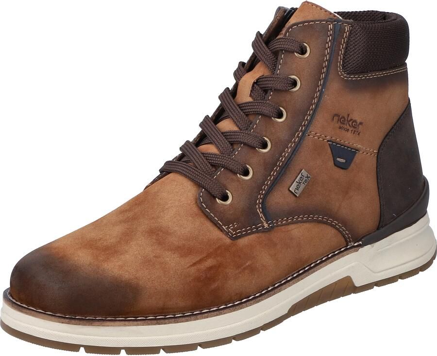 Rieker Winterlaarzen veterschoenen winterenkellaars memocup-uitrusting used-look
