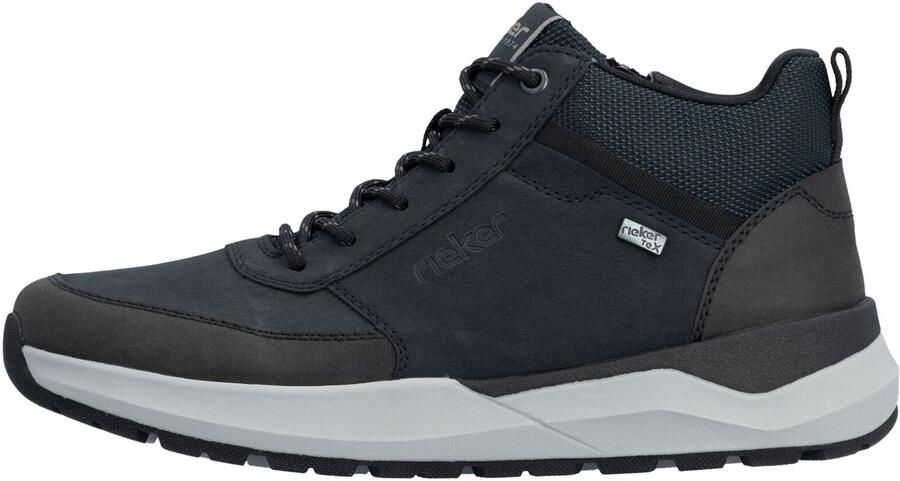 Rieker Veterboots navy donkergrijs zwart - Foto 6