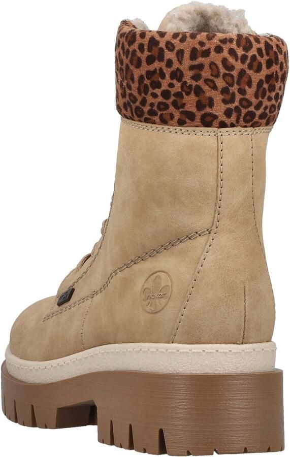 Rieker Veterlaarsjes beige bruin - Foto 5