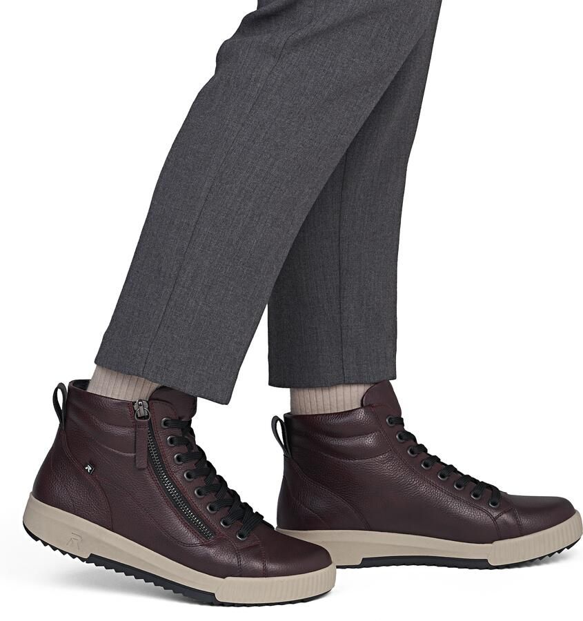 Rieker Revolution Veterschoenen Hoog Bordeaux - Foto 6
