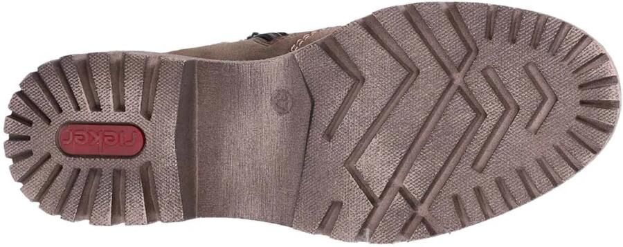 Rieker dames Tex-enkellaarsjes met voering in beige 45956 - Foto 7