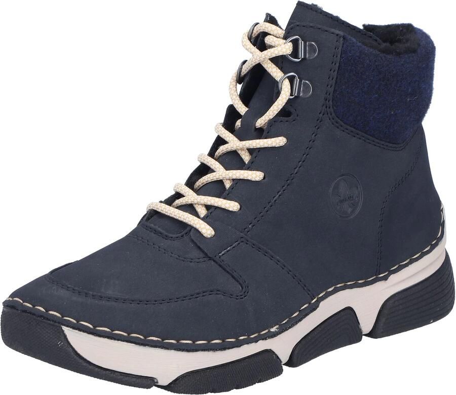 Rieker Veterlaarsjes donkerblauw