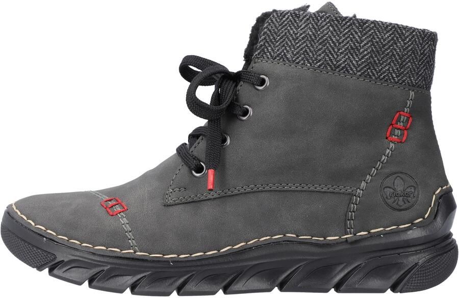Rieker Winterlaarzen Veterboots enkellaarsjes casual boots met zachte schachtrand - Foto 3