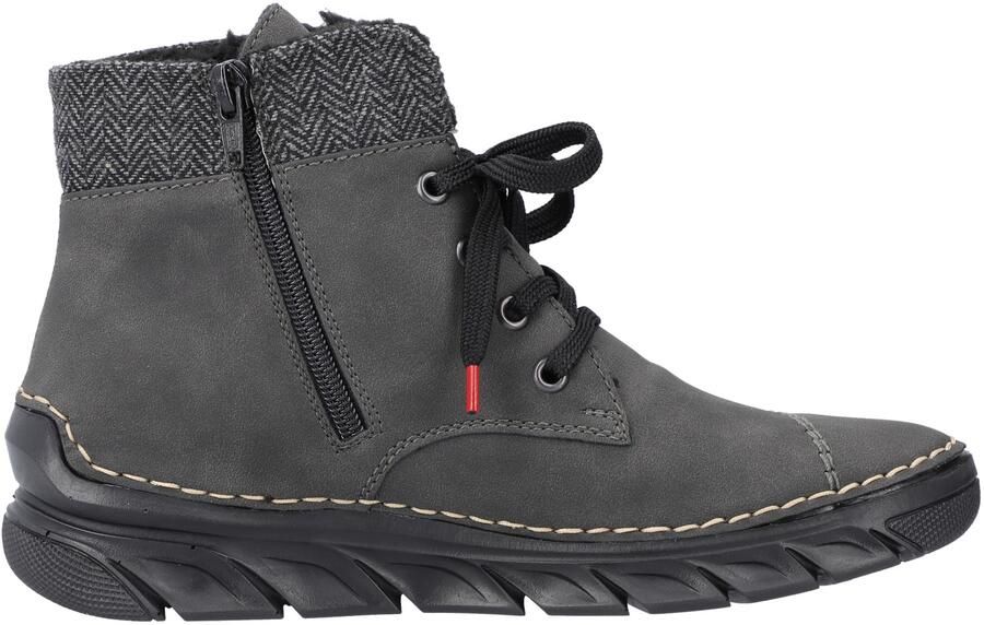 Rieker Winterlaarzen Veterboots enkellaarsjes casual boots met zachte schachtrand - Foto 4
