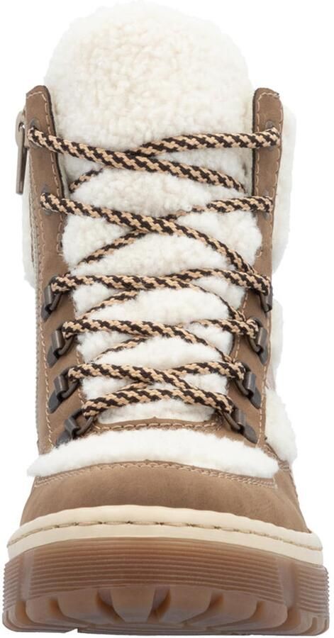 Rieker Winterlaarzen veterschoenen snowboots profielzool met binnenrits