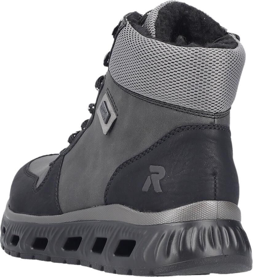 Rieker Slip-on sneakers instaplaarzen enkellaars high top sneaker in vegan uitvoering - Foto 10
