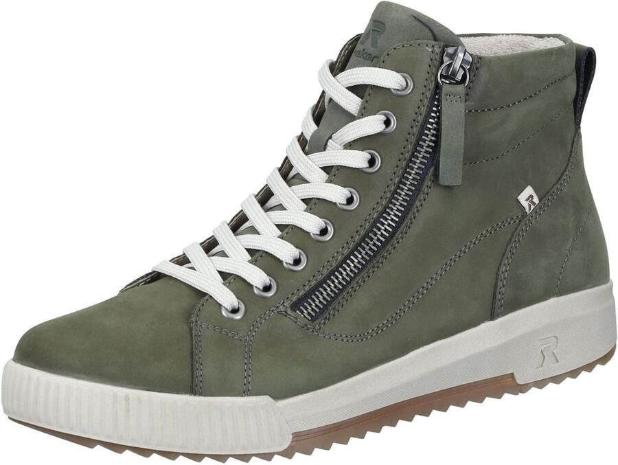 RRieker R-Rieker Hoge veterschoenen ankle boot high top sneaker leisure boots with zipper