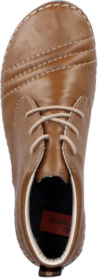 Rieker Hoge veterschoenen met fijne siernaden - Foto 6