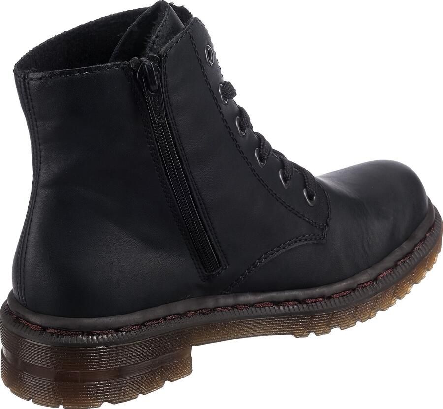 Rieker Hoge veterschoenen veterschoen blokhak met logo-embossing - Foto 4