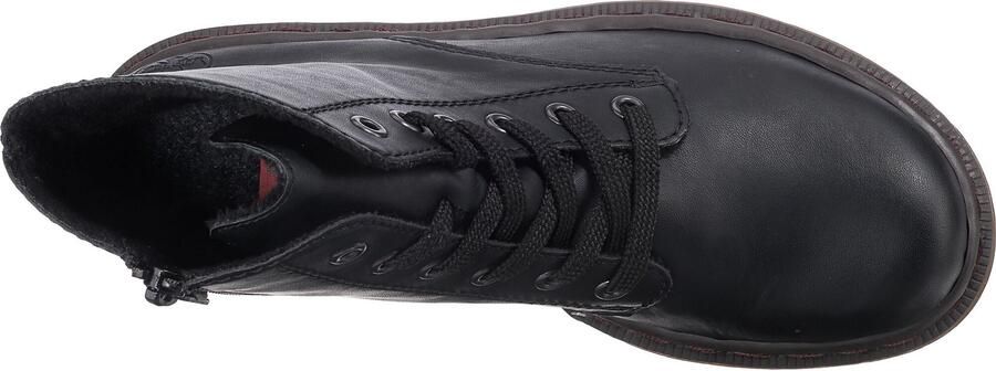 Rieker Hoge veterschoenen veterschoen blokhak met logo-embossing - Foto 5