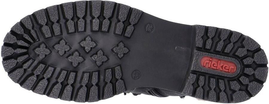 Rieker Waterdichte sneakers met ritssluiting en uitneembaar voetbed Black Dames - Foto 14