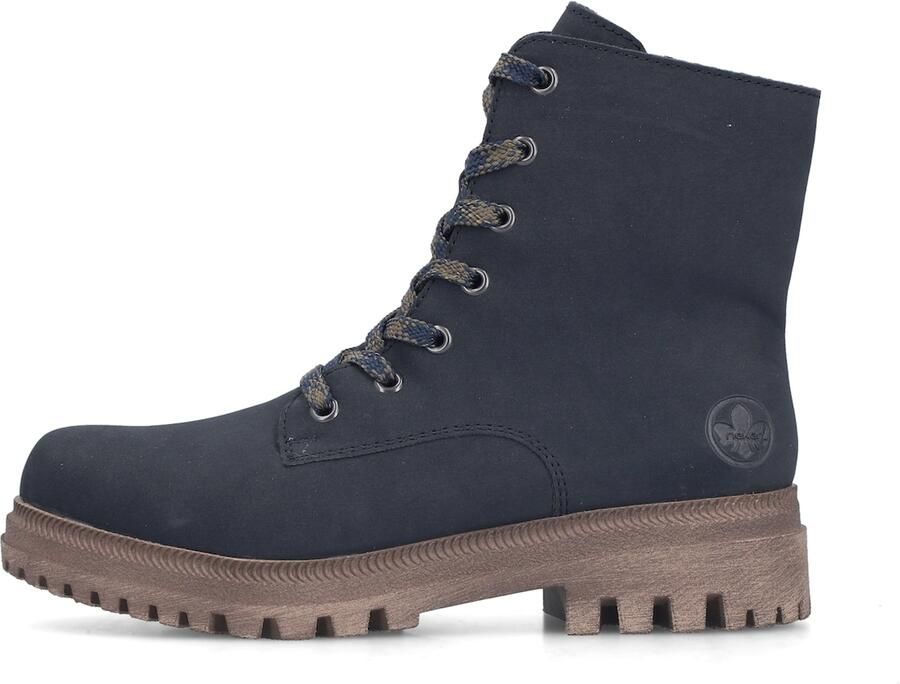 Rieker dameslaarzen gevoerd blauw Y7622 - Foto 3