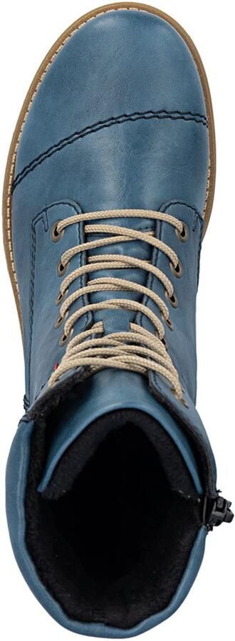 Rieker Hoge veterschoenen veterschoen casual laarzen met rits aan de buitenkant - Foto 13