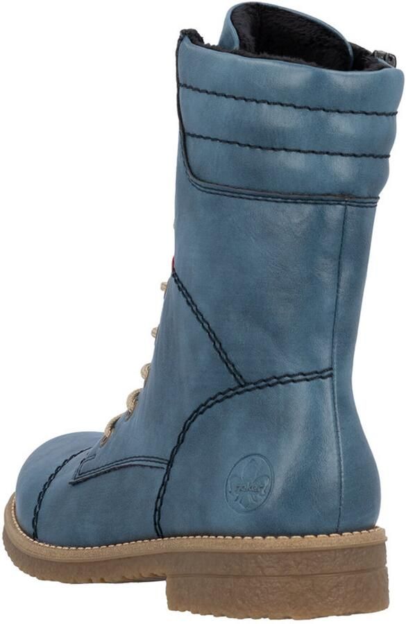 Rieker Hoge veterschoenen veterschoen casual laarzen met rits aan de buitenkant - Foto 11